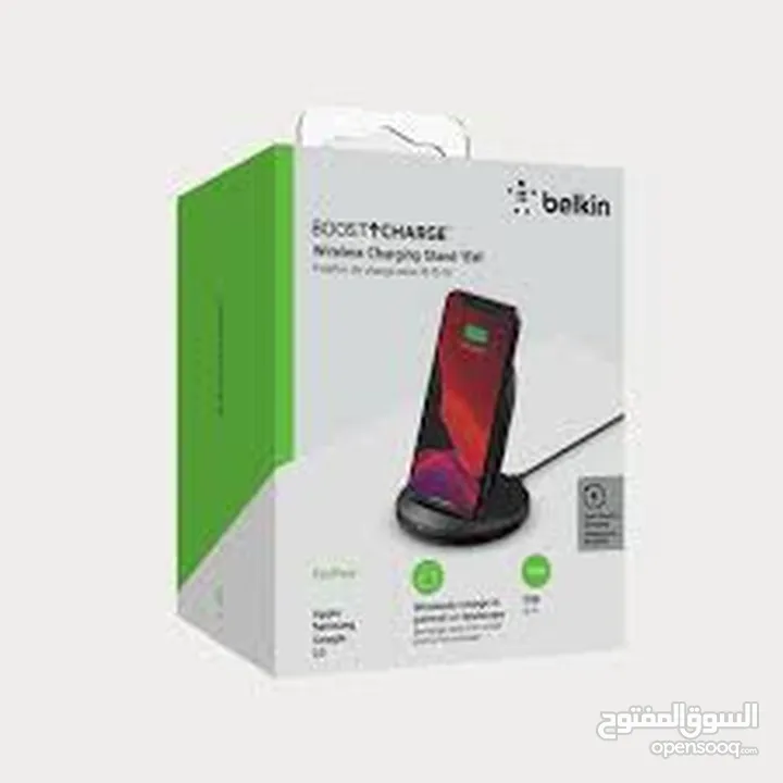 Belkin - 15W Wireless Charging Stand with wall charger & USB-C Cable /// افضل سعر بالمملكة