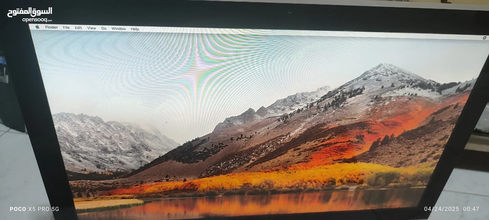 جهاز كمبيوتر أبل AIO  مستعمل بحالة جيدة جدا