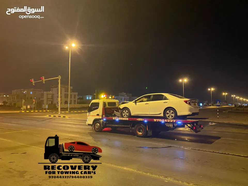 رافعة سيارات ( بريكداون ) recovary شحن و قطر السيارات في مسقط  