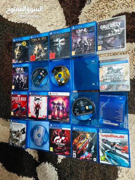 سيديات ألعاب بلاسيتشن 5/4