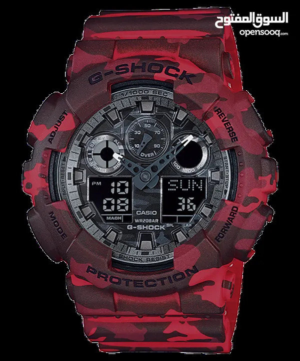 للبيع: ساعة كاسيو G-Shock GA-100 أصلية (مستعملة بحالة ممتازة)