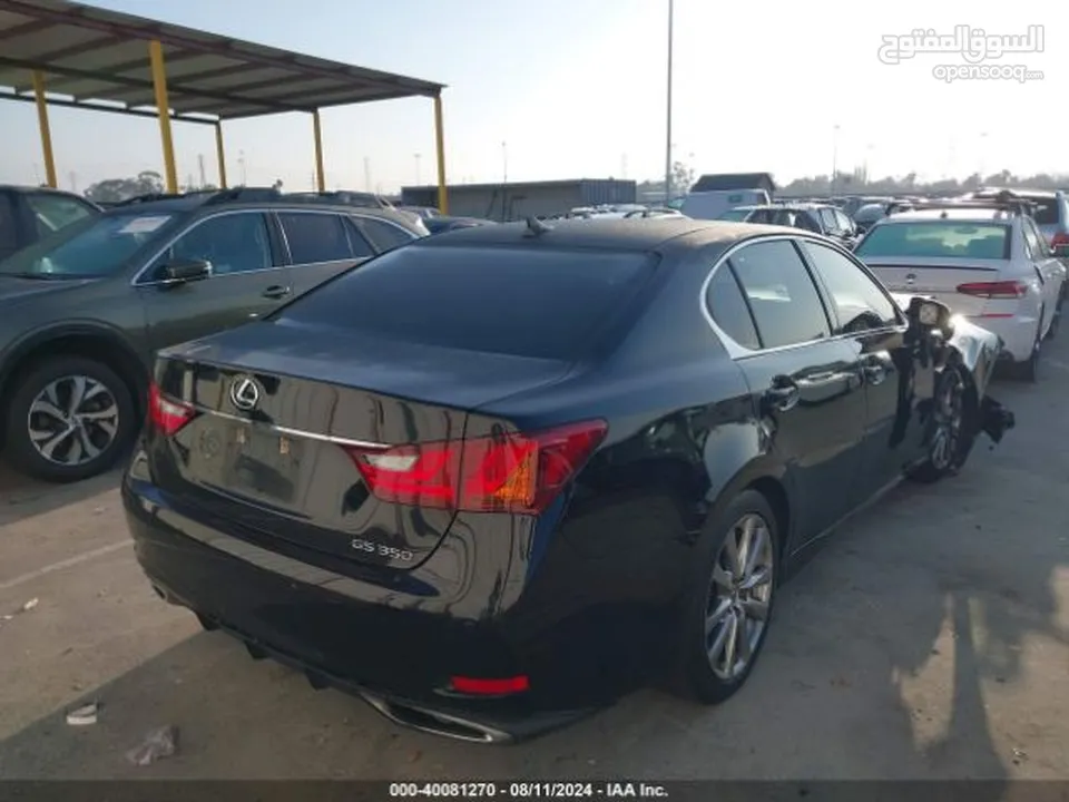 الوصول قريبا 2013  LEXUS GS 350 رقم 1 ارباكات وكالة وارد امريكا آوراق جمارك البيع بالحادث