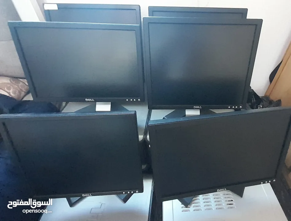 متوفر كمبيوترات نوع dell  4GB RAM Core i2المعالج 128 ssd  260GB مع شاشة وكيبورد وماوس