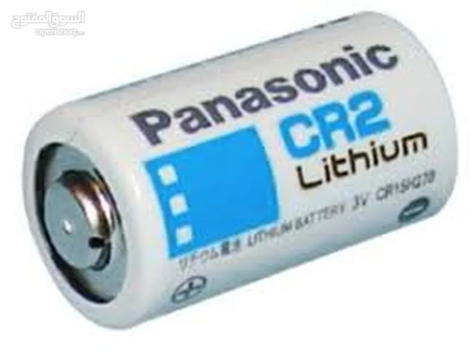 بطاريات ليثيوم CR2 3V  بناسونك  Panasonic Photo Lithium CR-2 3v battery