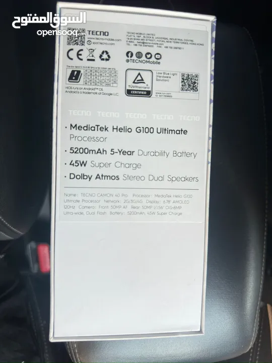 تكنو كامون 40pro جديد
