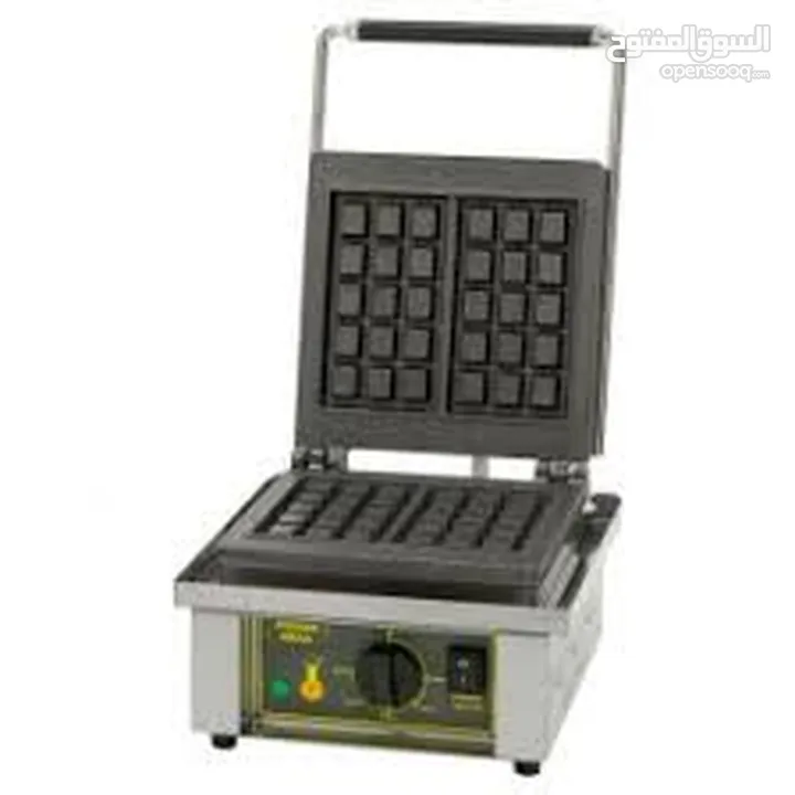 Roller Grill Crip Maker و Roller Grill Waffle Maker  فرن 5 طبقات تفصيل من حنفيه