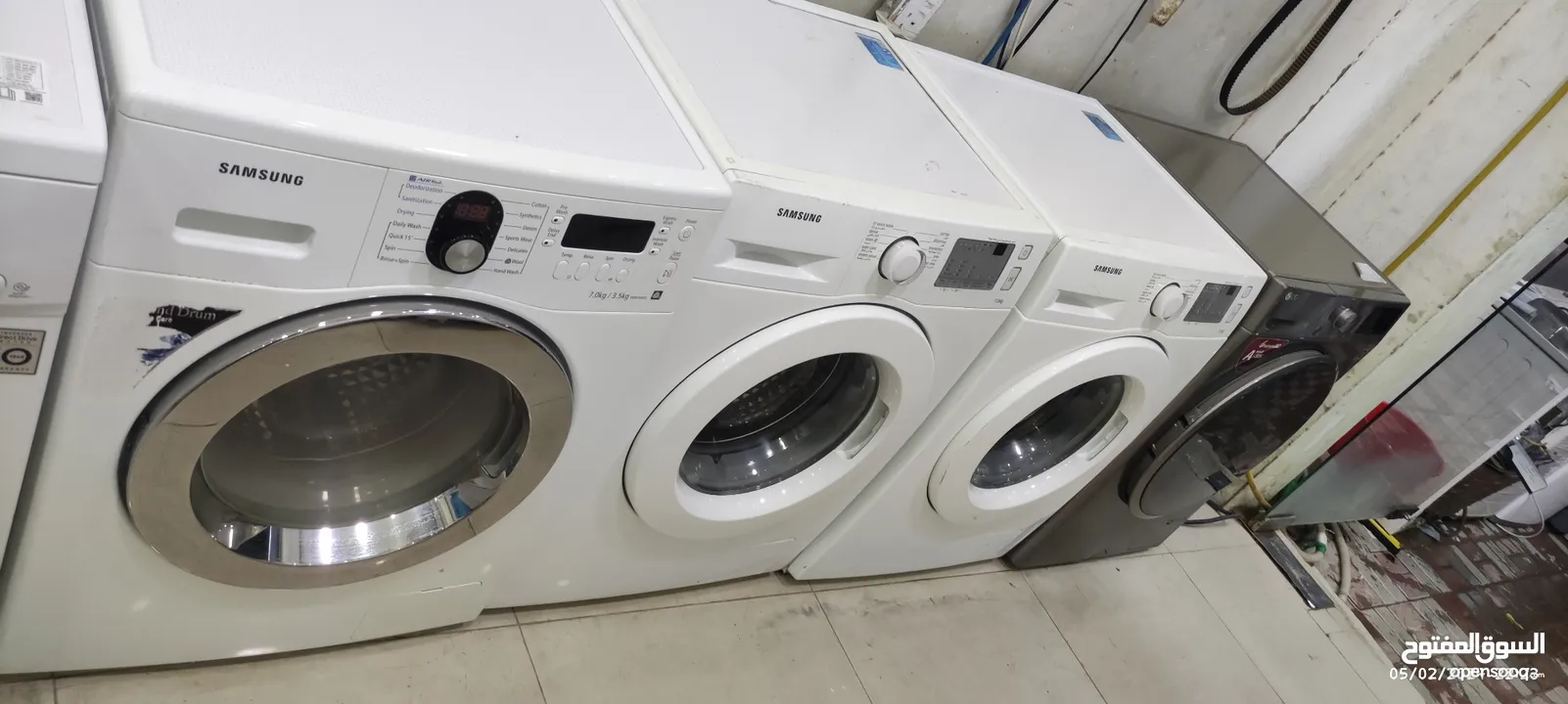 Samsung washing machine 7 to 15 kg