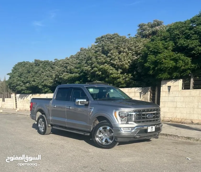 FORD F-150 2021 Lariat  Hybrid POWER-BOOST  فورد f150 بحال الوكاله- بدون الرقم