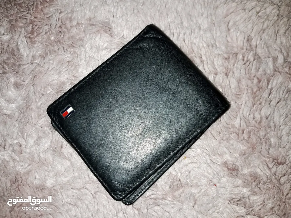 محفظة رجالي تومي هيلفيغير جلد اصلي طبيعي 100% Tommy Hilfiger Men's Wallet 100% Genuine Leather