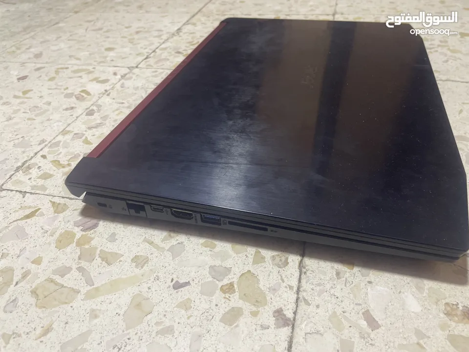 لاب توب acer NITRO windows 10 pro جديد نيفيدا GTX 1050 8 Ram مستعمل بحاله الجديد