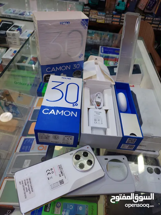 جديد مكفول سنه Kamon 30 5G رام 24  ججيا 512 متوفر توصيل