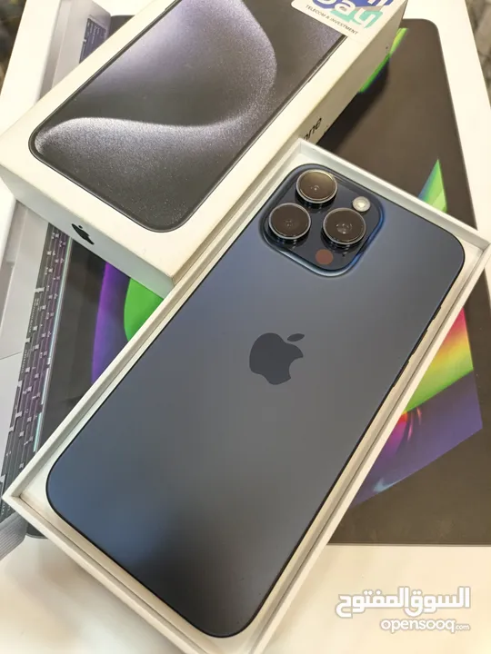 Iphoen 15 pro max 256 GB وارد شرق اوسط  بحالة الجديد تماماً