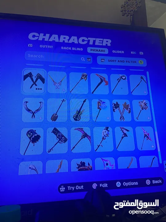 بيع حساب فورت نايت ب 170