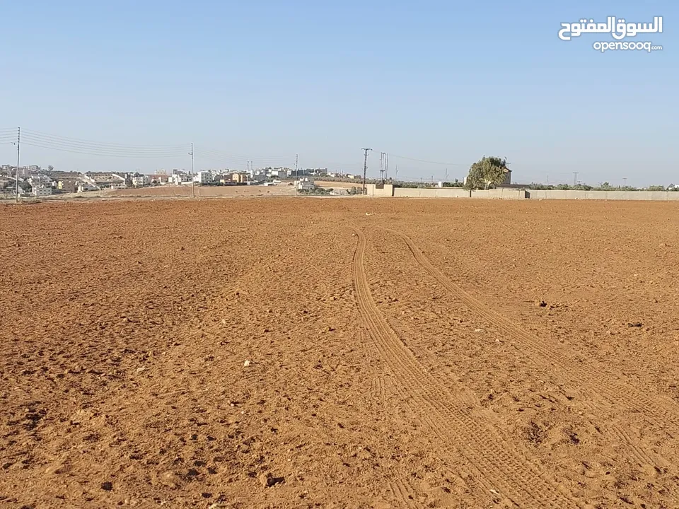 مادبا ماعين مشرفه المرعاوي  قطعة ارض زراعية مميزة  ذات اطلالة على البحر الميت واصل الخدمات 4150 متر