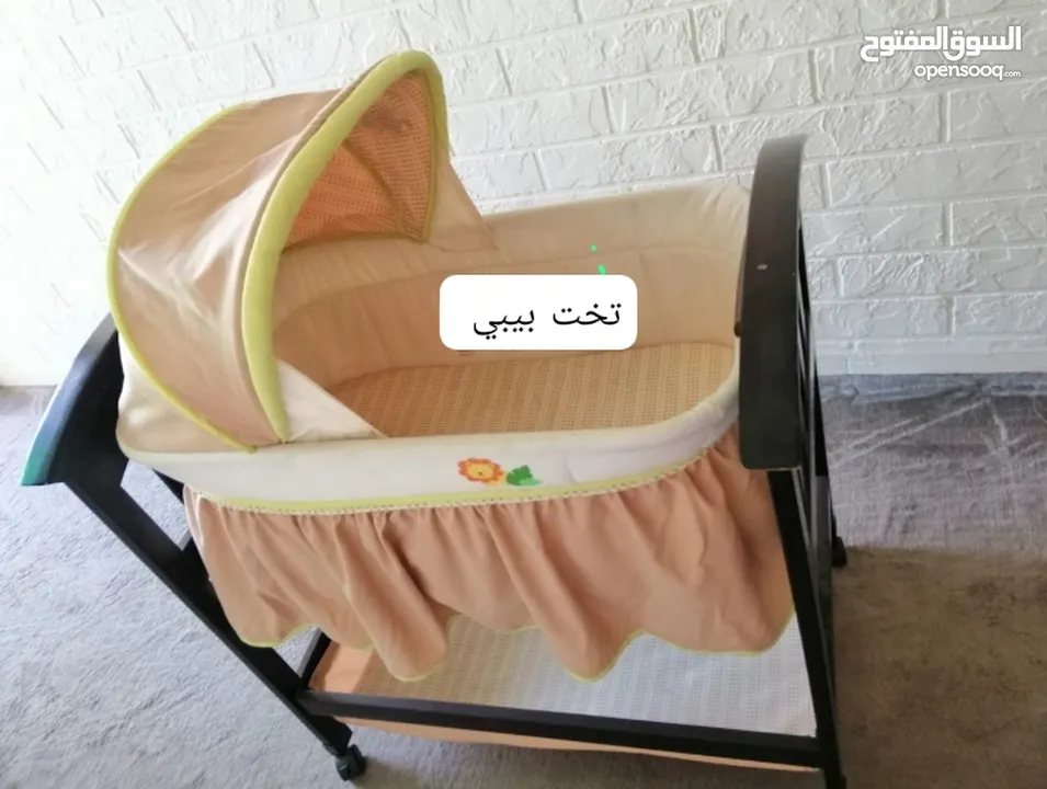 تخت بيبي للبيع : اثاث وغرف نوم اطفال مستعمل : عمان ضاحية الاقصى (225117314)