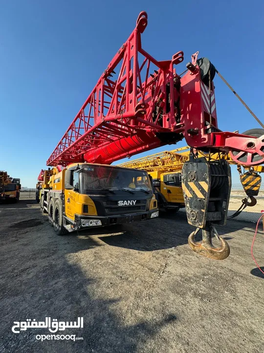 SANY 80 TON CRANE DUBAI  SAUDI ARABIA !! BOOKING ONLY !!  رافعة ساني 80 طن