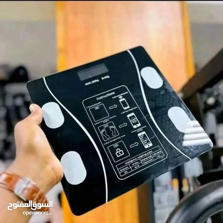 خلااااص الجيم انتقل للبيت ميزان بلوتوث يقيس الوزن وكل المستويات الحيوية في الجسم
