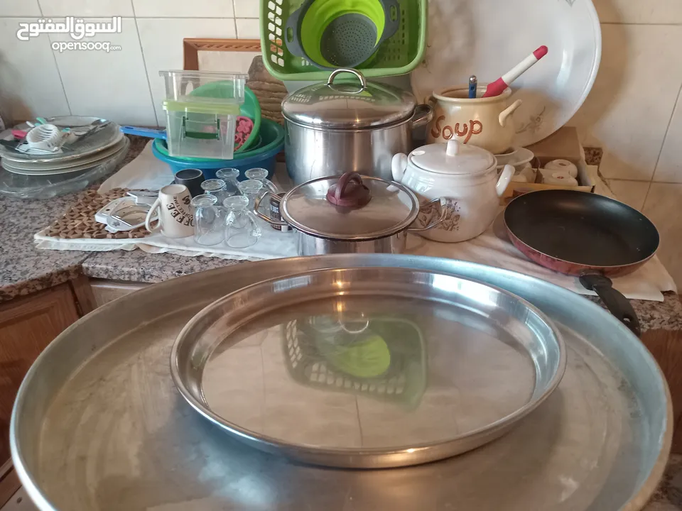 اغراض مطبخ للبيع 25 دينار كامل