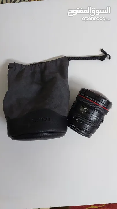 عدسة كاميرا كانون Canon EF 8-15mm f 4L Fisheye USM