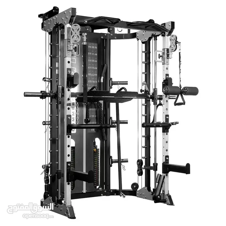 جهاز رفع الأثقال متعدد الوظائف Multi-Function Smith Machine Home Gym