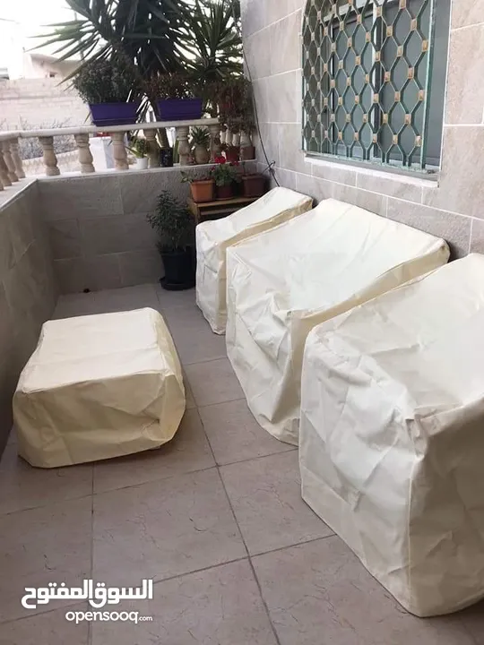 كفرات وتر بروف لحماية الرتان والمراجيح والكراسي وعش البلبل والجلسات الخارجية والباربيكيو