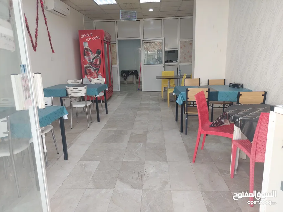 مطعم ومقهى للبيع والاخلاء والايجار العامرات Restaurant & Coffee Shop for sale & Rent