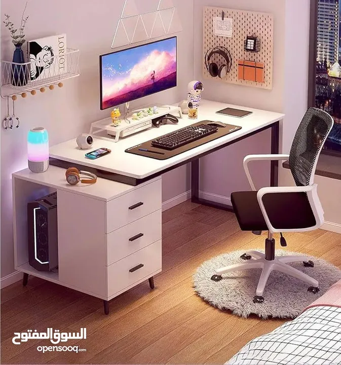 مكتب أنيق قابل للتمدد بسعر العرض،، للطلب عبر  رقمي الوتس