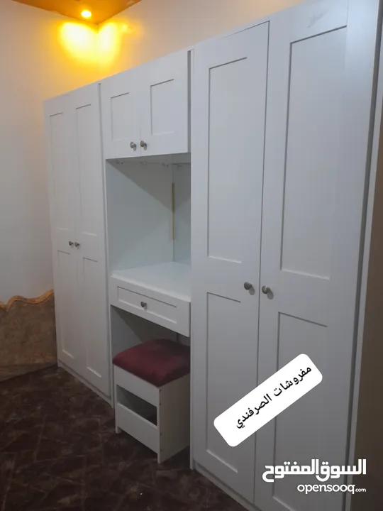 خزائن ملابس خشب لامنيت 18م الون حسب الطلب كفاله 5سنوات خزائن ملابس طابق واحد او طبقين الوان والمقاسا