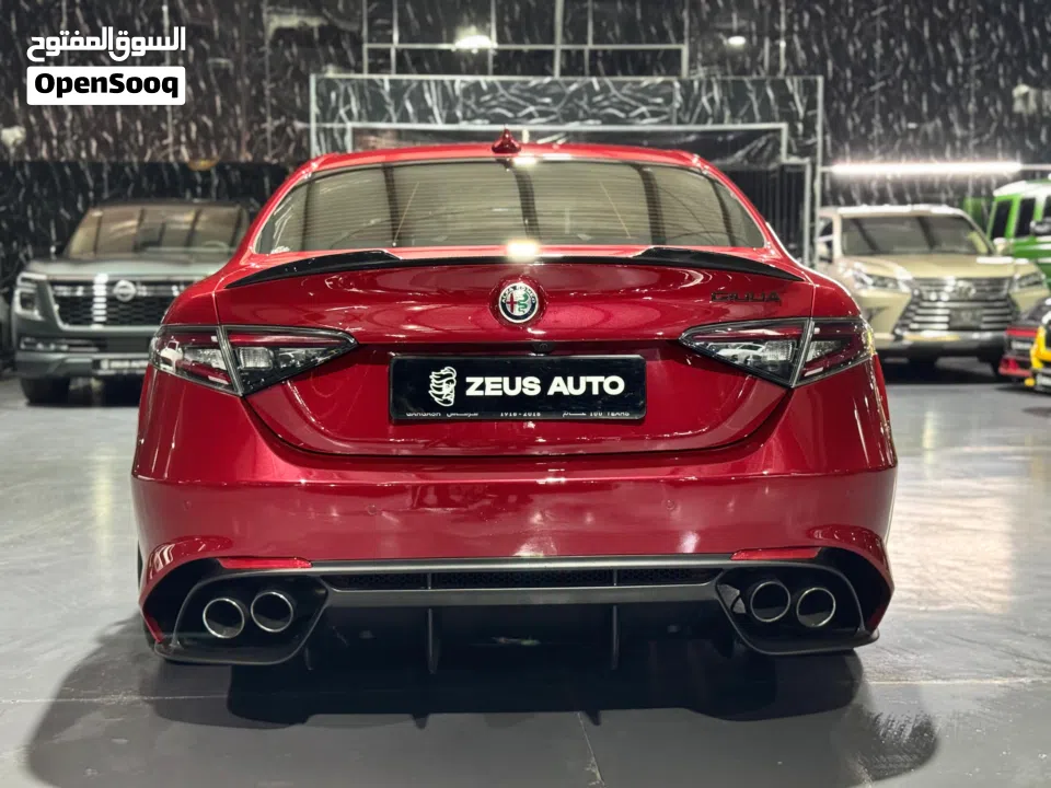 2021 Alfa Romeo Giulia Quadrifoglio, Nov 2027 Alfa Romeo Warranty + Service Pack, Low Kms, GCC