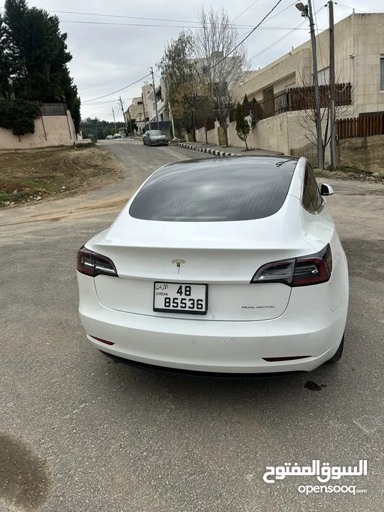 Tesla model 3 dual motor 2020 for  تيسلا موديل 3 لونغ رينج بحالة ممتازة جداً sale