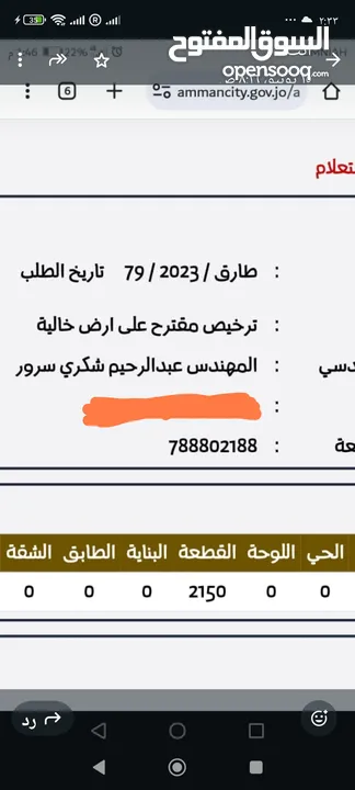 أرض للبيع  506 متر مربع ، عمان ـ طبربور ، عين رباط، الارض على شارع فلل هادئه جدا ...... ، الأرض عالي