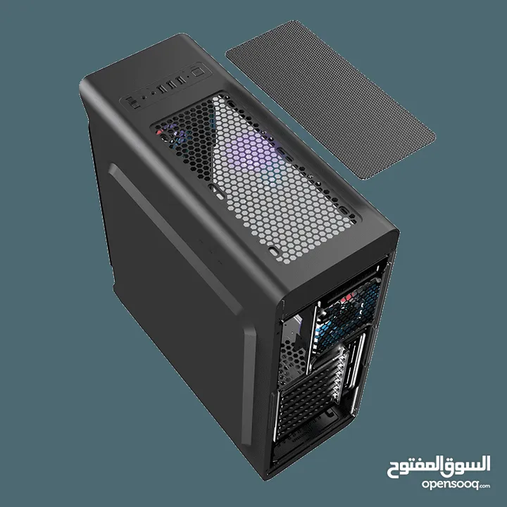 كيس جيمنغ فارغ احترافي جيماكس تجميعة Gamemax Gaming PC Case Starlight FRGB BK