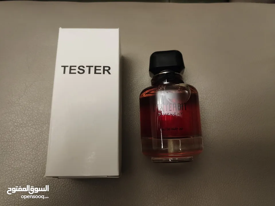 عطور فرنسية تيستر  مكفوله باسعار مغريه