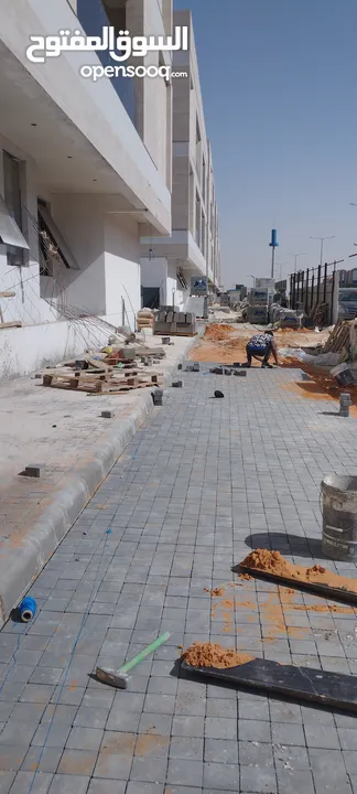 تركيب انترلوك وبندوره بلاط رصيف