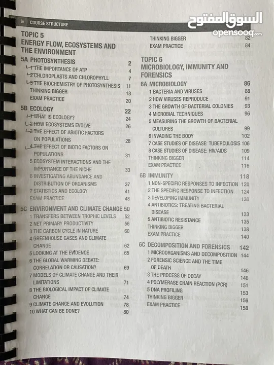 IAL chem and bio Edexcel textbook photocopied paperback version