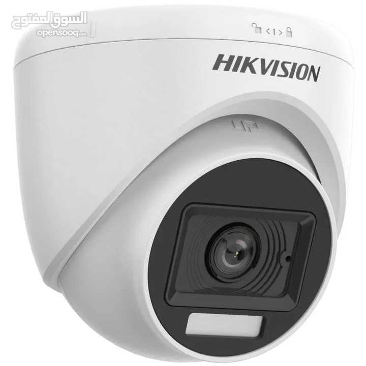 كاميرات مراقبة هايكفيجن هايبرد ملون ليلي نهاري 5mp/3K من Hybrid  Hikvision  وضوح عالي بدقّة 5MP