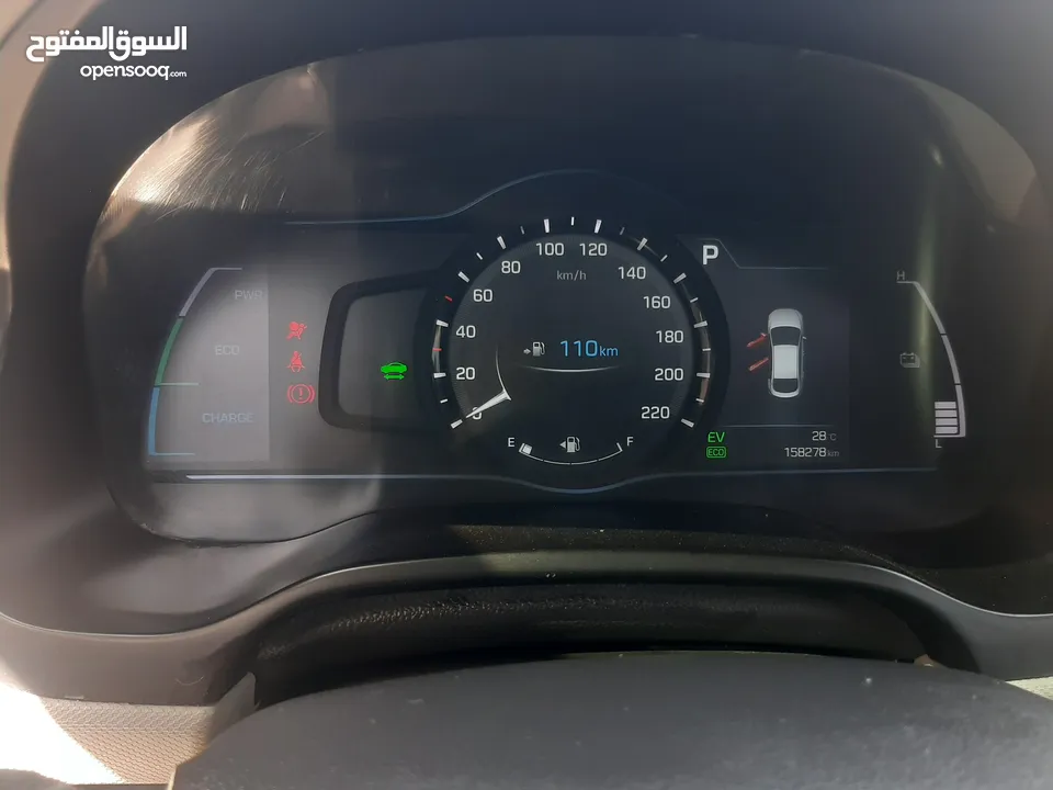هيونداي ايونيك هايبرد استخدام شخصي فل مع فتحه موديل 2019 بسعر مناسب