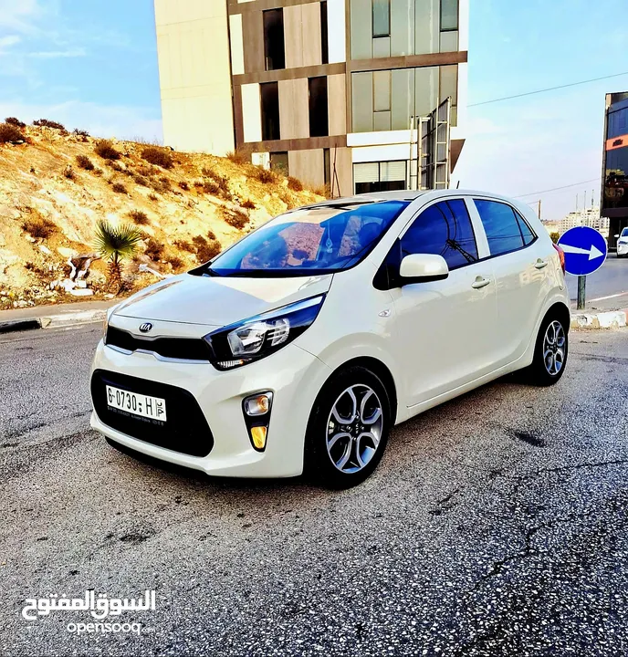 كيا بكانتو 2020 عداد قليل 39 دهان الشركه بل كامل