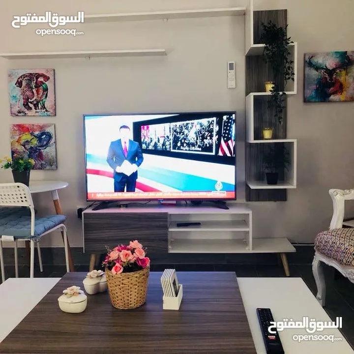 Furnished apartment for rentشقة مفروشة للايجار في عمان منطقة الرابية. منطقة هادئة ومميزة جدا