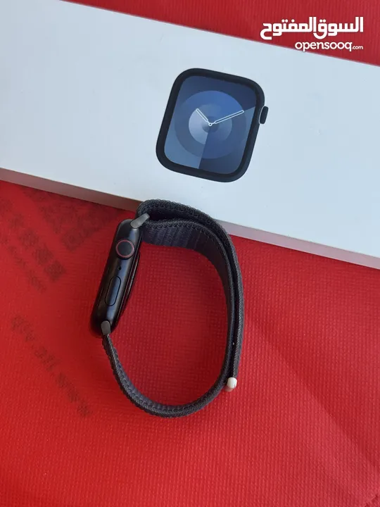 Apple watch S9 45mm بطارية 100٪؜ كفالة ابل 8 شهور