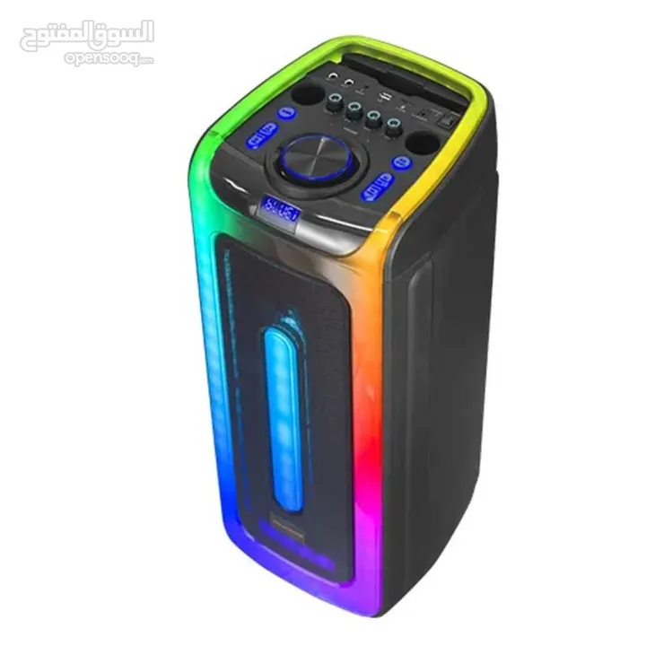 KOLAV D2806 8 Inch Party Sound System Bluetooth Speaker سماعة بإضائة RGB
