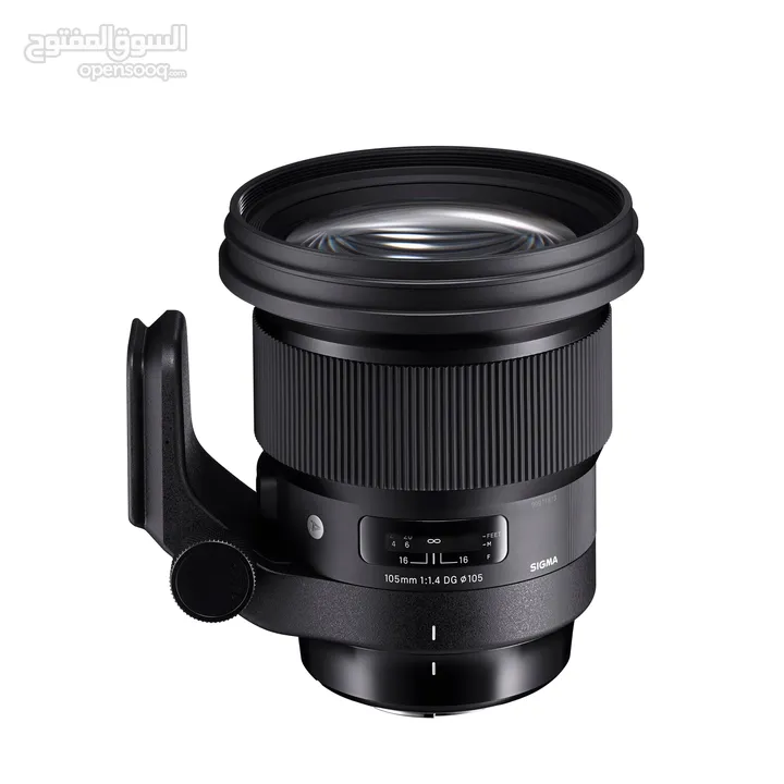 عدسة سيغما ارت 105mm للسوني بحالة الوكالة تمامااااااا