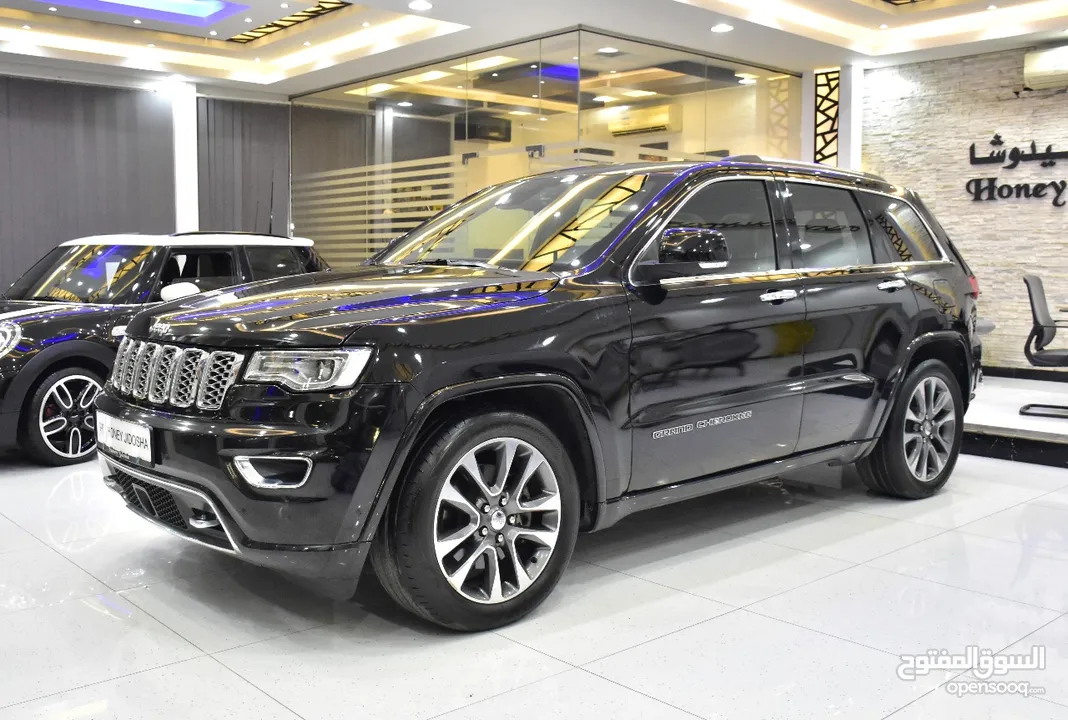 Jeep Grand Cherokee Overland 4x4 ( 2018 Model ) in Black Color GCC Specs