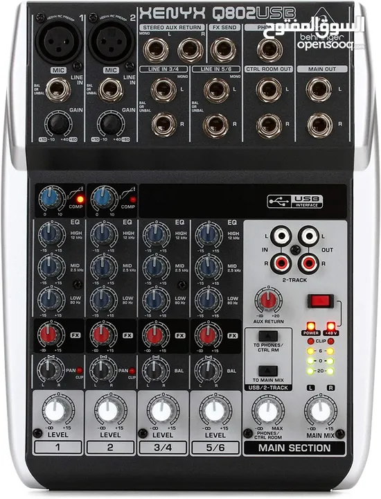 Behringer Xenyx Q802USB Mixer