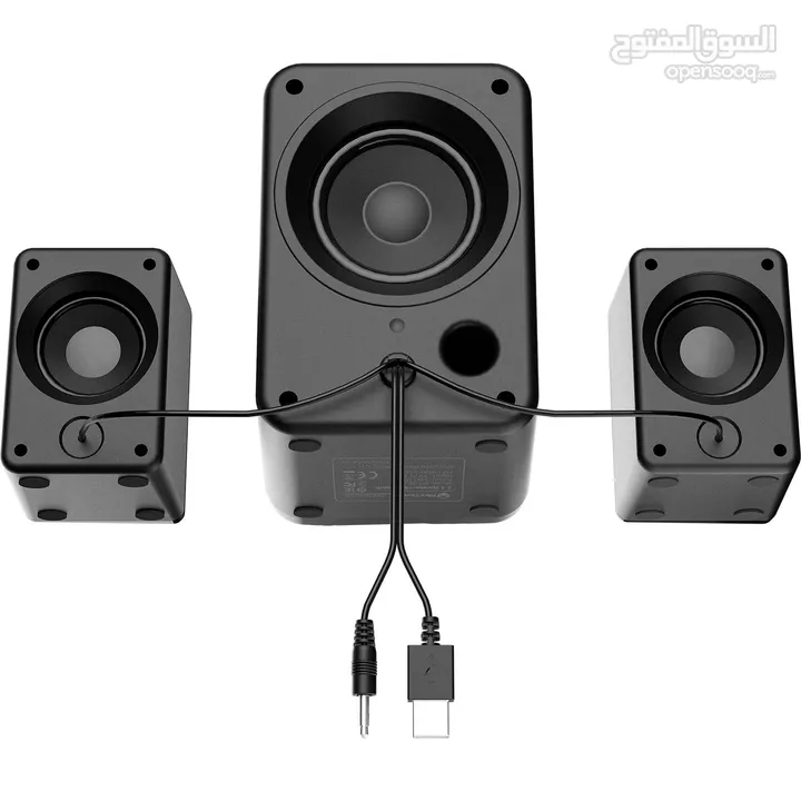 Meetion SP2011 2.1 Gaming Stereo Desktop Speakers with Subwoofers سماعات بإضاءة