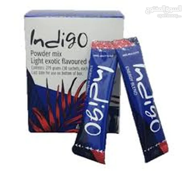 مشروب الطاقة indigo انتعاش لشهر.