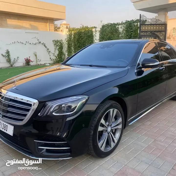 مرسيدس S500 موديل 2014 لون اسود محول 2020  بحالة ممتازة فل اوبشن وارد اليابان