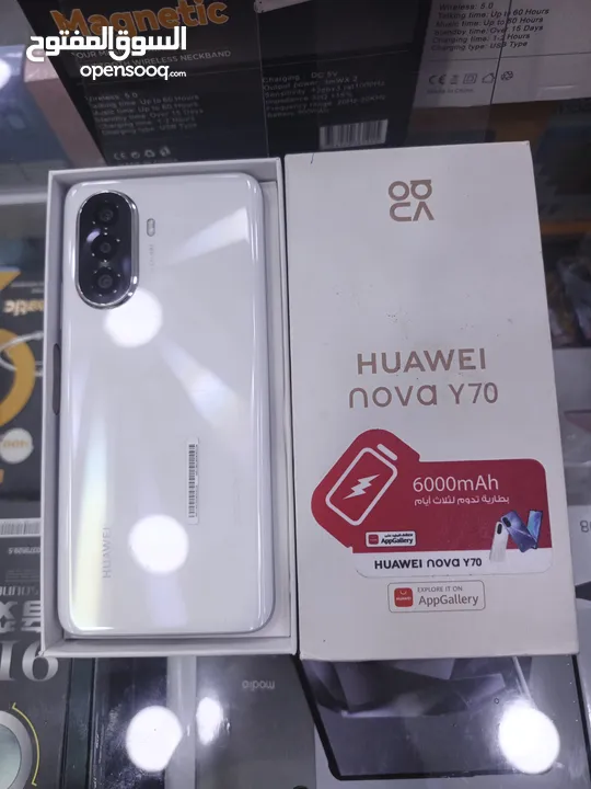 جهاز جدبد 128g 8rsm  Huawei nova Y70