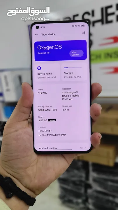 OnePlus 10 Pro 5G Android 8+8 GB Ram 128 GB Storage