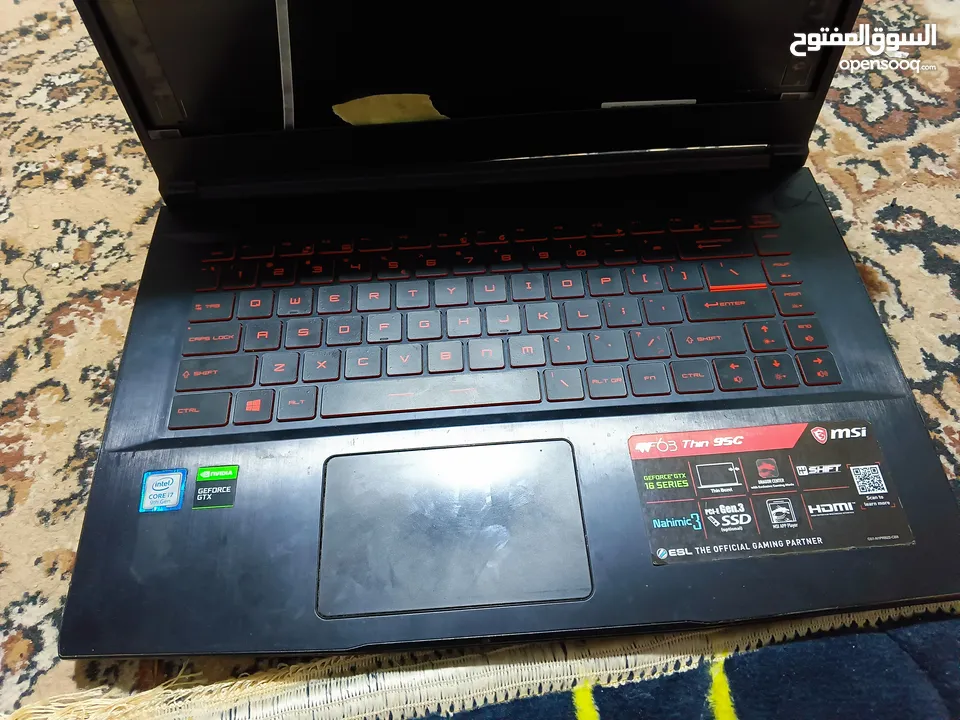 كفر لابتوب msi gf63